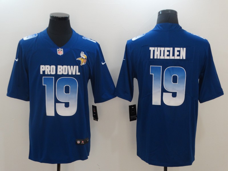 Men's Minnesota Vikings Adam Thielen #19 Blue Jersey